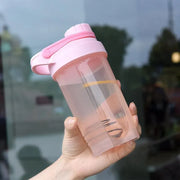 500ml Protein Powder Shake Ball Bottle Sport Mixer Shaker Mixing Drinking Cup - Pink V528-WATERGLASS-PINK-62522