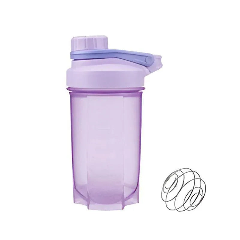 500ml Protein Powder Shake Ball Bottle Sport Mixer Shaker Mixing Drinking Cup - Purple V528-WATERGLASS-PURPLE-41331