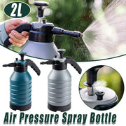 Pressure Pump Spray Bottle 2L Easy Pump Adjustable Nozzle Garden Watering Flower - Grey V528-WATERING-CAN-GREY-621110