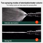 Pressure Pump Spray Bottle 2L Easy Pump Adjustable Nozzle Garden Watering Flower - Grey V528-WATERING-CAN-GREY-621110