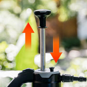 Pressure Pump Spray Bottle 2L Easy Pump Adjustable Nozzle Garden Watering Flower - Grey V528-WATERING-CAN-GREY-621110