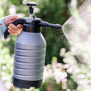 Pressure Pump Spray Bottle 2L Easy Pump Adjustable Nozzle Garden Watering Flower - Grey V528-WATERING-CAN-GREY-621110