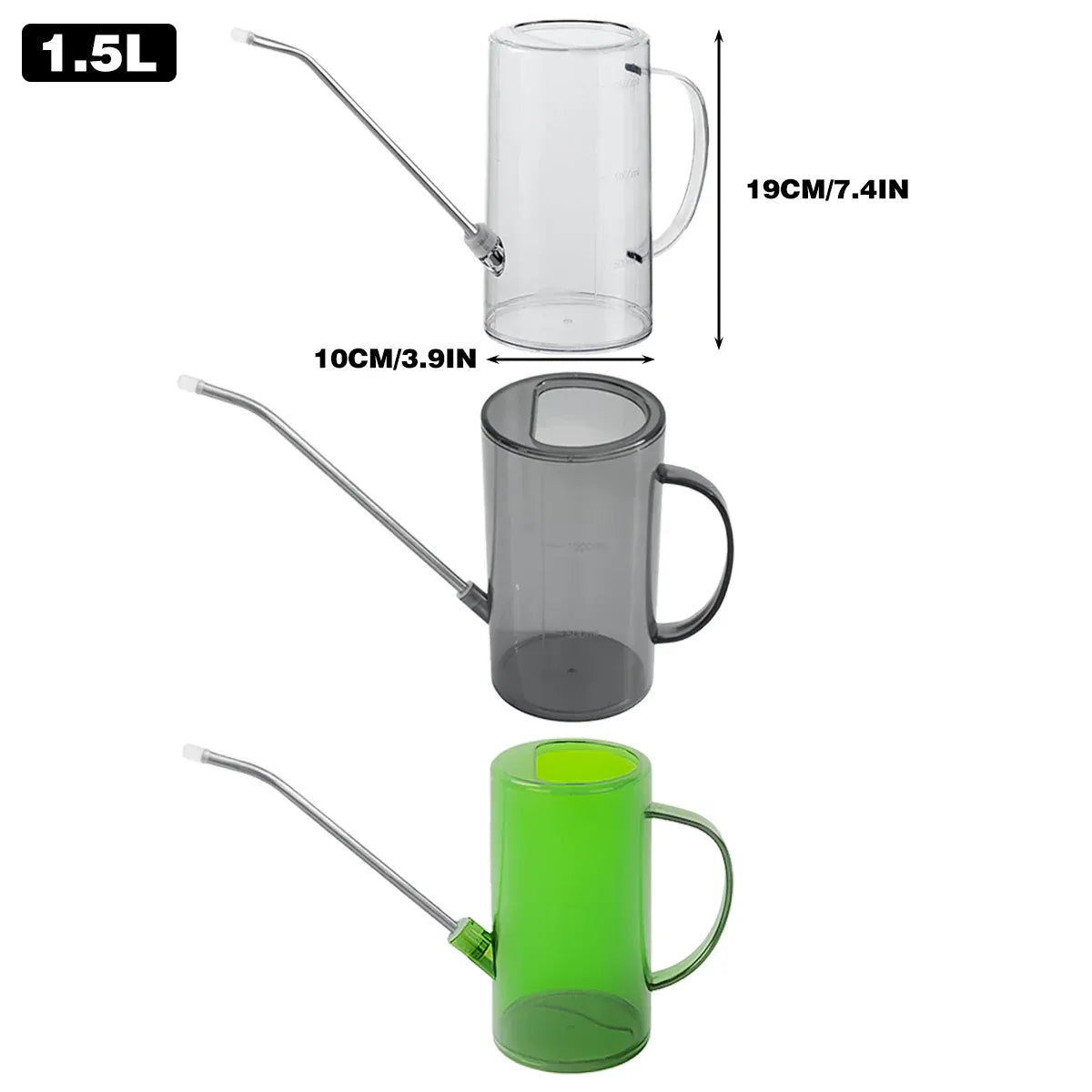 Watering Can Long Spout For Indoor Outdoor Garden Potted Plants Flowers Use - Green V528-WATERING-GREEN-997921