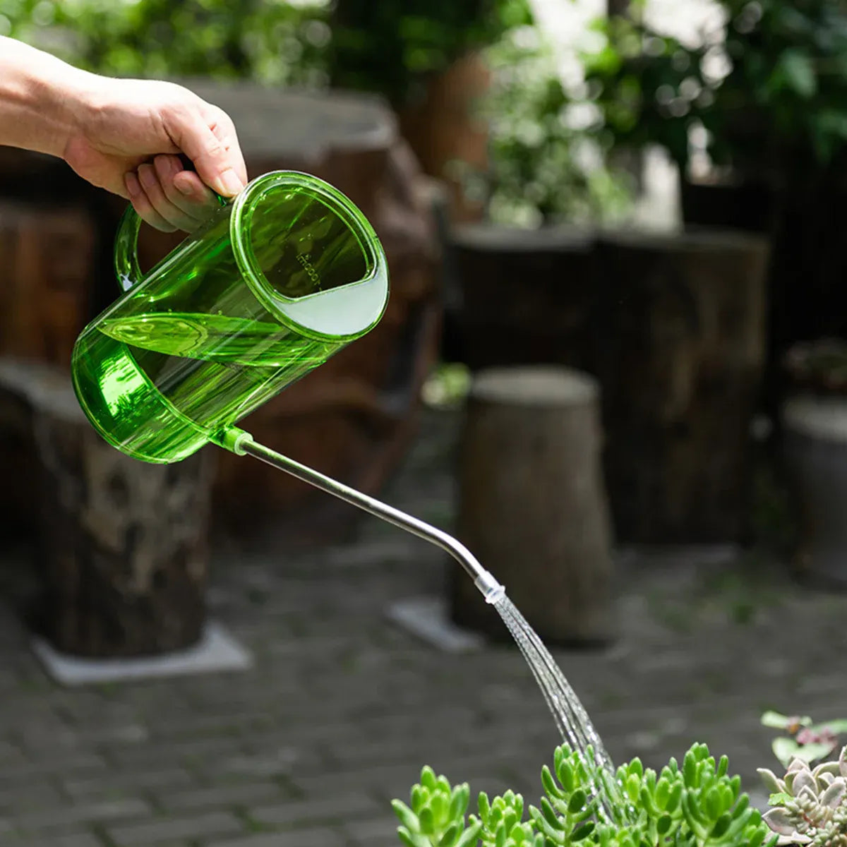 Watering Can Long Spout For Indoor Outdoor Garden Potted Plants Flowers Use - Grey V528-WATERING-GREY-114657