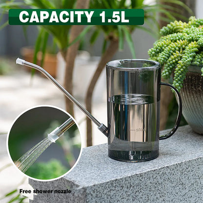 Watering Can Long Spout For Indoor Outdoor Garden Potted Plants Flowers Use - Grey V528-WATERING-GREY-114657