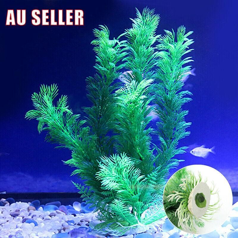 30cm Artificial Aquarium Plant Plastic Water Grass Decoration for Fish Tank V528-WATERPLANT-224884