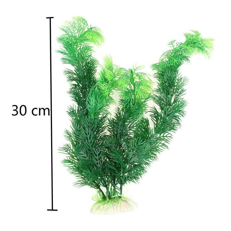 30cm Artificial Aquarium Plant Plastic Water Grass Decoration for Fish Tank V528-WATERPLANT-224884