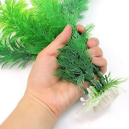 30cm Artificial Aquarium Plant Plastic Water Grass Decoration for Fish Tank V528-WATERPLANT-224884