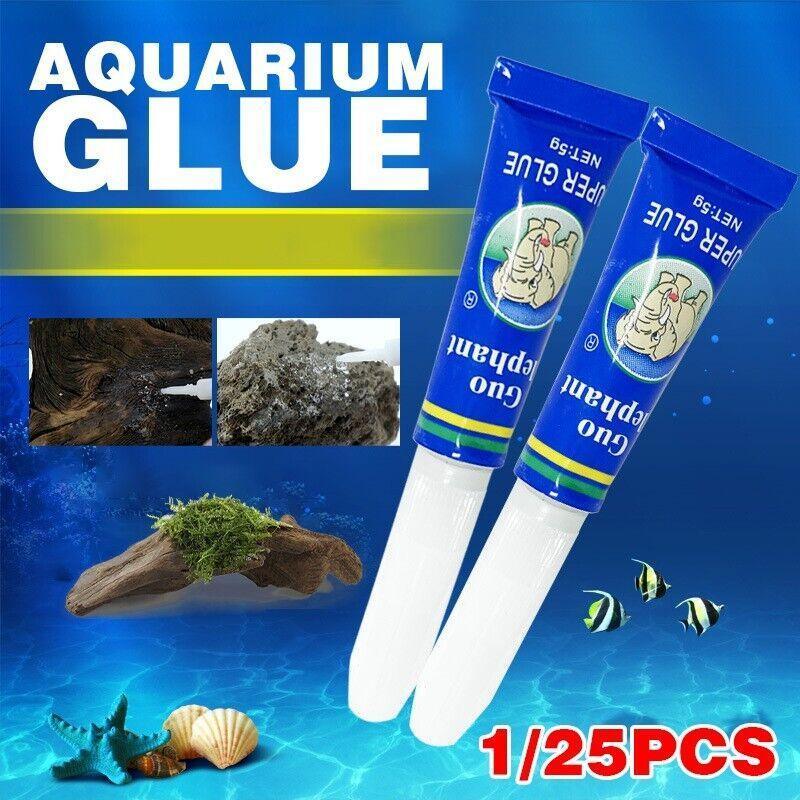 Aquarium Glue Adhesive Glue Aquatic Plant Wood Moss Coral Sea Freshwater 5g - 1PC V528-WATERPLANTGLUE-1PC-359269