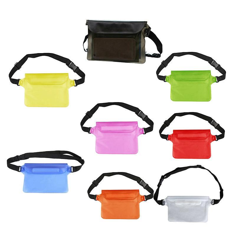 Waterproof Underwater Waist Belt Bum Bag Beach Swimming Boating Dry Phone Pouch - Grey V528-WATERPROOFBAG-GREY220150-522341