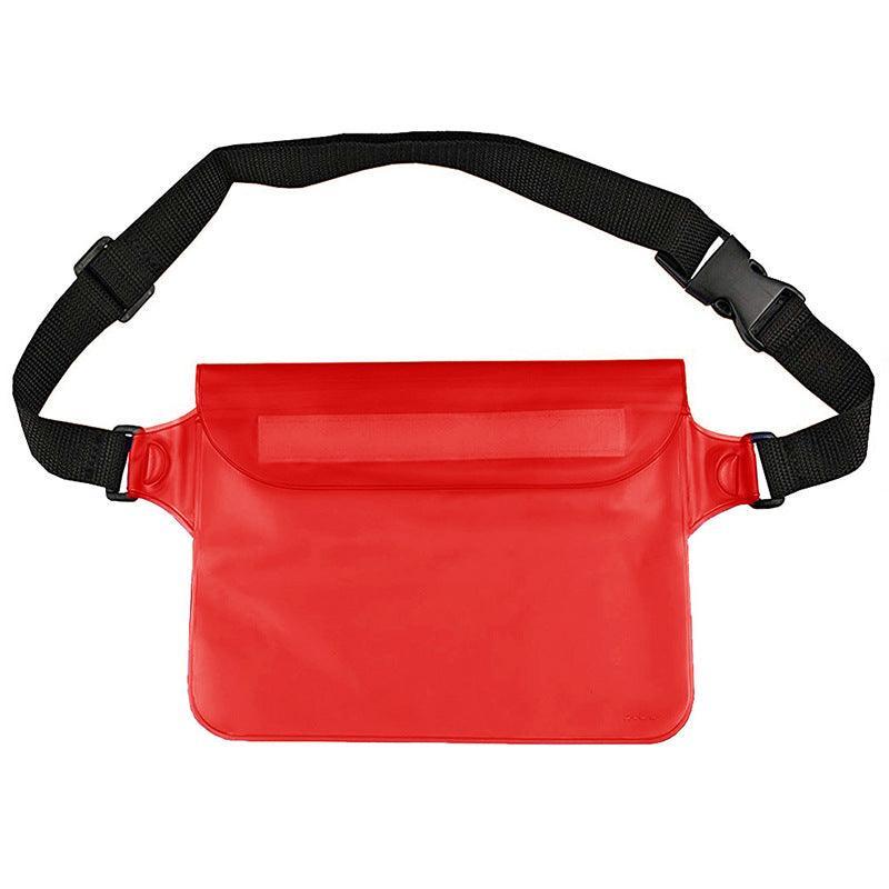 Waterproof Underwater Waist Belt Bum Bag Beach Swimming Boating Dry Phone Pouch - Orange V528-WATERPROOFBAG-ORANGE-499134