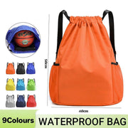 Sports Backpacks Large Capacity Waterproof Bag Sport Bag - Red V528-WATERPROOFBAG-RED-646863