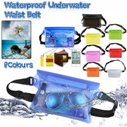 Waterproof Underwater Waist Belt Bum Bag Beach Swimming Boating Dry Phone Pouch - Yellow V528-WATERPROOFBAG-YELLOW-744460