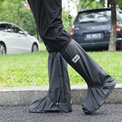 Waterproof Boot Gear Reusable Overshoe Rain Shoe Covers Anti-Slip Shoe Cover - XL V528-WATERPROOFBOOT-L-824877