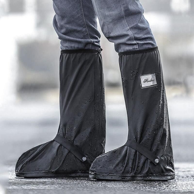 Waterproof Boot Gear Reusable Overshoe Rain Shoe Covers Anti-Slip Shoe Cover - M V528-WATERPROOFBOOT-M-177205