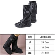 Waterproof Boot Gear Reusable Overshoe Rain Shoe Covers Anti-Slip Shoe Cover - M V528-WATERPROOFBOOT-M-177205