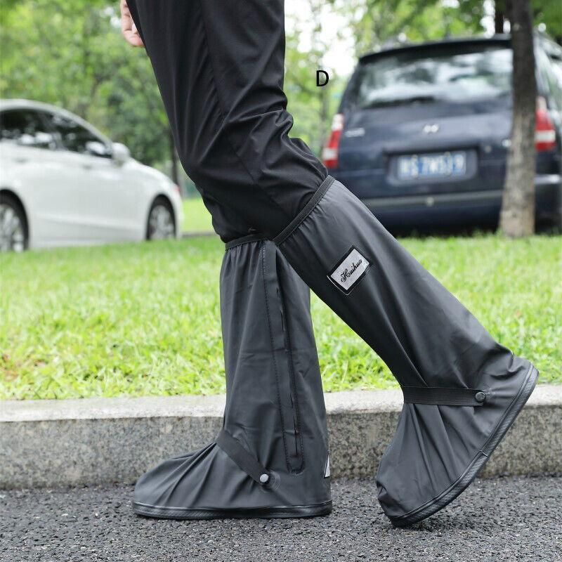 Waterproof Boot Gear Reusable Overshoe Rain Shoe Covers Anti-Slip Shoe Cover - M V528-WATERPROOFBOOT-M-177205