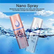 L2 Mini Nano Facial Mister With Top Mirror Rechargeable Cool Mist Sprayer Au - Pink V528-WATERREPLENISHER-PINK-15476