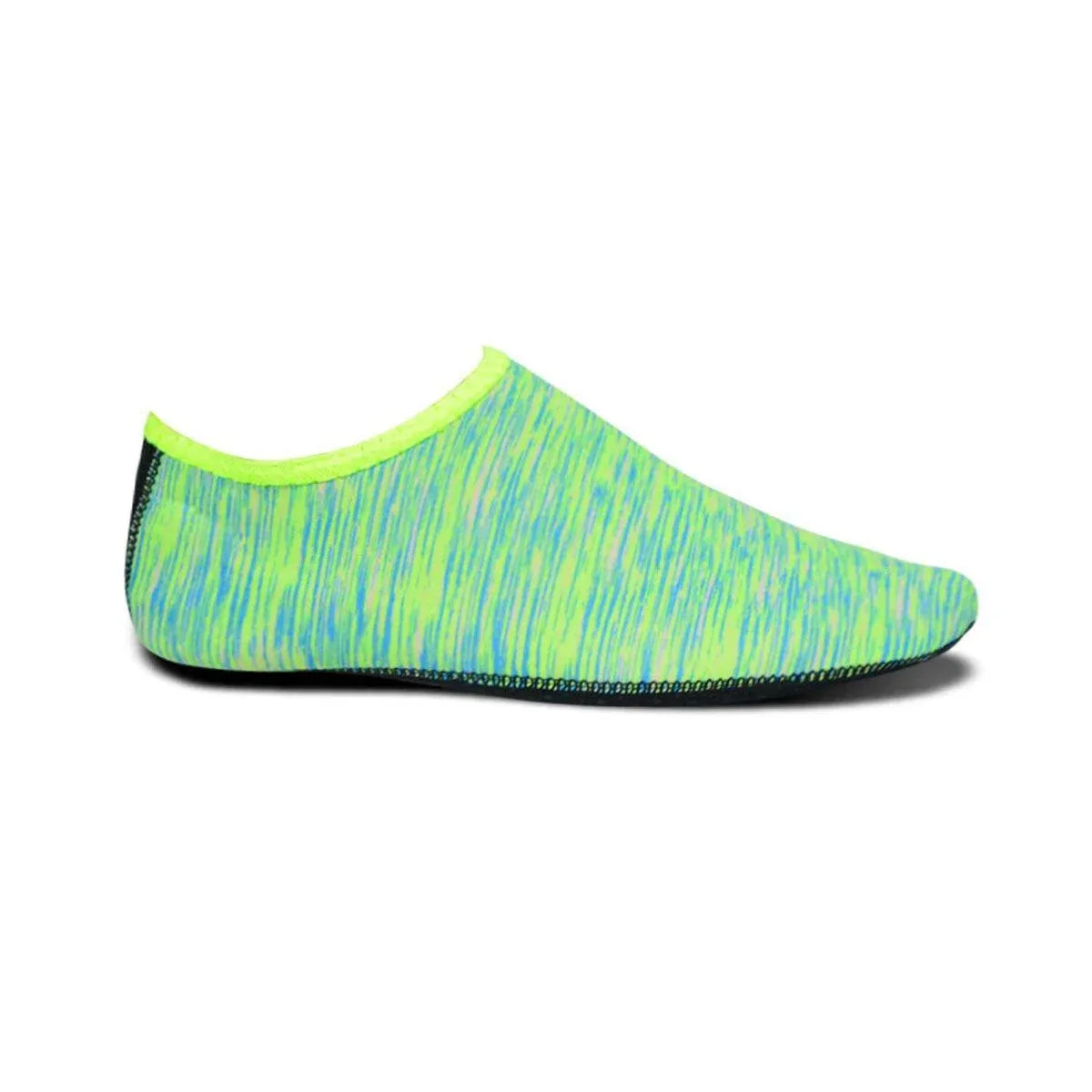 Unisex Water Shoes Slip On Aqua Socks Swim Surf Diving Yoga Exercise Reef Shoes - Green-XXL V528-WATERSOCK-GREEN-XXL-384544