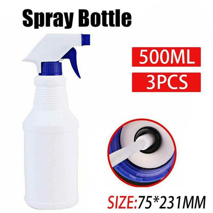 3PCS 500ml Reusable Plastic Spray Bottles for Cleaning Garden Car Use V528-WATERSPRAYBOTTLE-3PCS-250162
