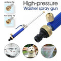 Hydro Jet High Pressure Power Washer Water Spray Nozzle Wand Cleaner V528-WATERSPRAYGUN-BLUE-954531