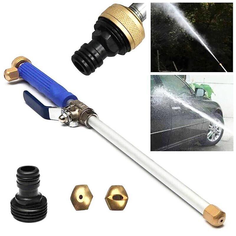 Hydro Jet High Pressure Power Washer Water Spray Nozzle Wand Cleaner V528-WATERSPRAYGUN-BLUE-954531