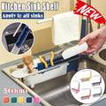Telescopic Sink Rack Holder Expandable Storage Drain Basket Home Kitchen Tools - Green V528-WATERTANK-GREEN-646462