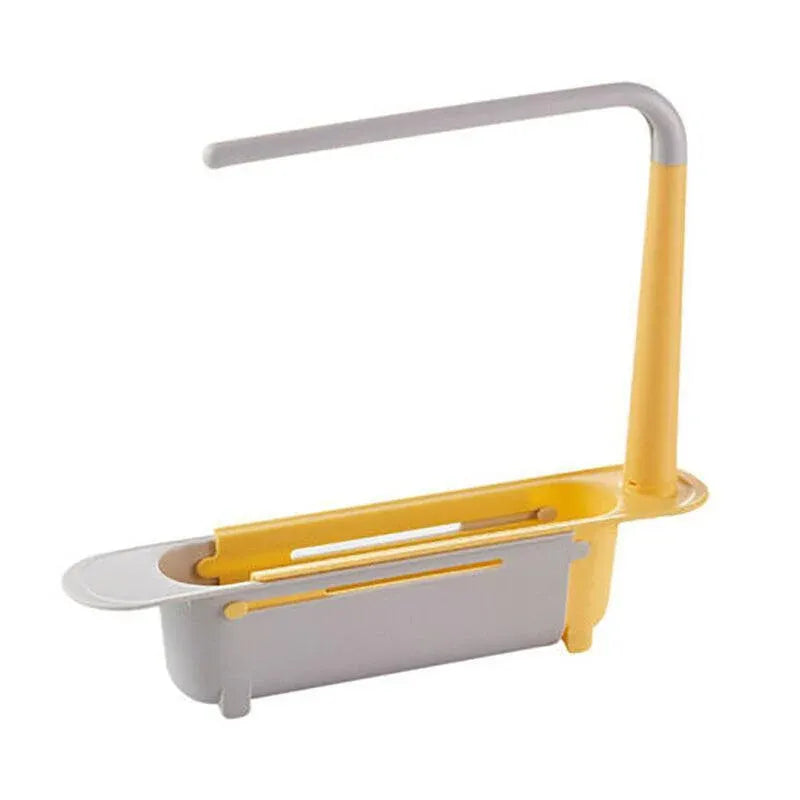 Telescopic Sink Rack Holder Expandable Storage Drain Basket Home Kitchen Tools - Green V528-WATERTANK-GREEN-646462