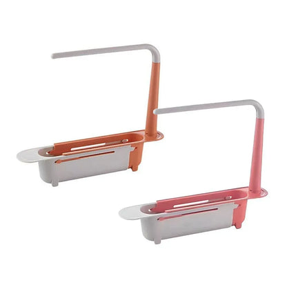 Telescopic Sink Rack Holder Expandable Storage Drain Basket Home Kitchen Tools - Green V528-WATERTANK-GREEN-646462
