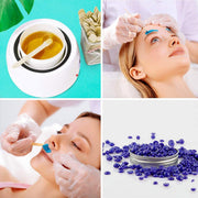 100pcs Beauty Shaving Wands Hair Removal Eyebrow Razors for Salon and Home Use - Flat V528-WAX-SCRAPER-STICK-FLAT-677289