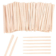 100pcs Beauty Shaving Wands Hair Removal Eyebrow Razors for Salon and Home Use - Flat V528-WAX-SCRAPER-STICK-FLAT-677289