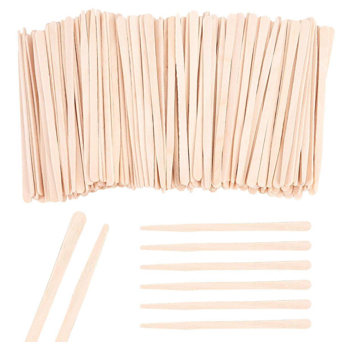100pcs Beauty Shaving Wands Hair Removal Eyebrow Razors for Salon and Home Use - Thin V528-WAX-SCRAPER-STICK-THIN-356936