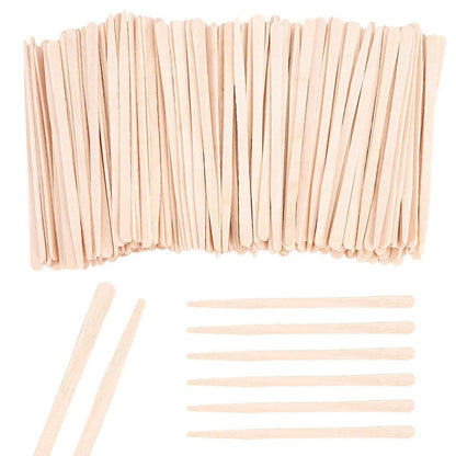 100pcs Beauty Shaving Wands Hair Removal Eyebrow Razors for Salon and Home Use - Thin V528-WAX-SCRAPER-STICK-THIN-356936