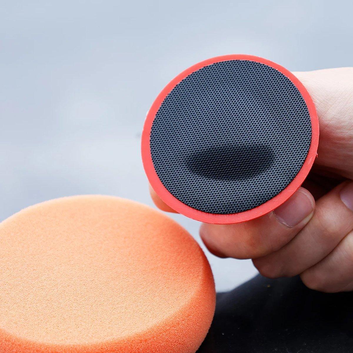 5pcs Car Polishing Sponge with Handle Manual Buffing Pads for Auto Detailing V528-WAXING-SPONGE-6PCS-565031