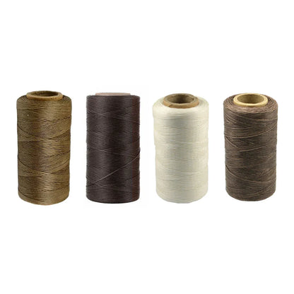 260m 150D Leather Sewing Waxed Thread Hand Stitching Craft Repair Cords 4Colours - Brown V528-WAXLINE-BROWN-278695