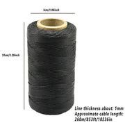 260m 150D Leather Sewing Waxed Thread Hand Stitching Craft Repair Cords 4Colours - Brown V528-WAXLINE-BROWN-278695