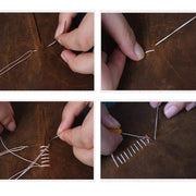 260m 150D Leather Sewing Waxed Thread Hand Stitching Craft Repair Cords 4Colours - Brown V528-WAXLINE-BROWN-278695