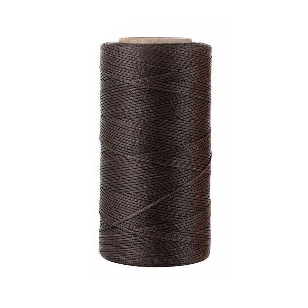 260m 150D Leather Sewing Waxed Thread Hand Stitching Craft Repair Cords 4Colours - Brown V528-WAXLINE-BROWN-278695