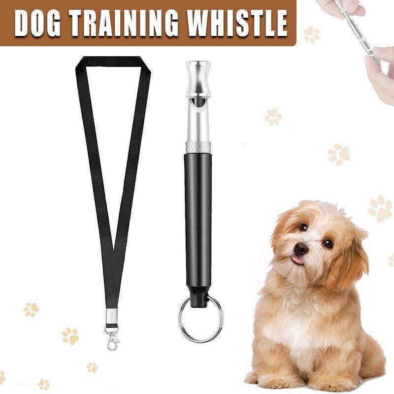 Adjustable Ultrasonic Dog Training Whistle with Keychain Cover for Bark Control V528-WHISTLECONTROL-BLACK-458037