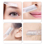 3Pcs Eyebrow Razor Set Facial Trimmer Shaver Blade Hair Remover Beauty Tool - Eyebrow V528-WHITE-1-SHORT2-LONG-191828