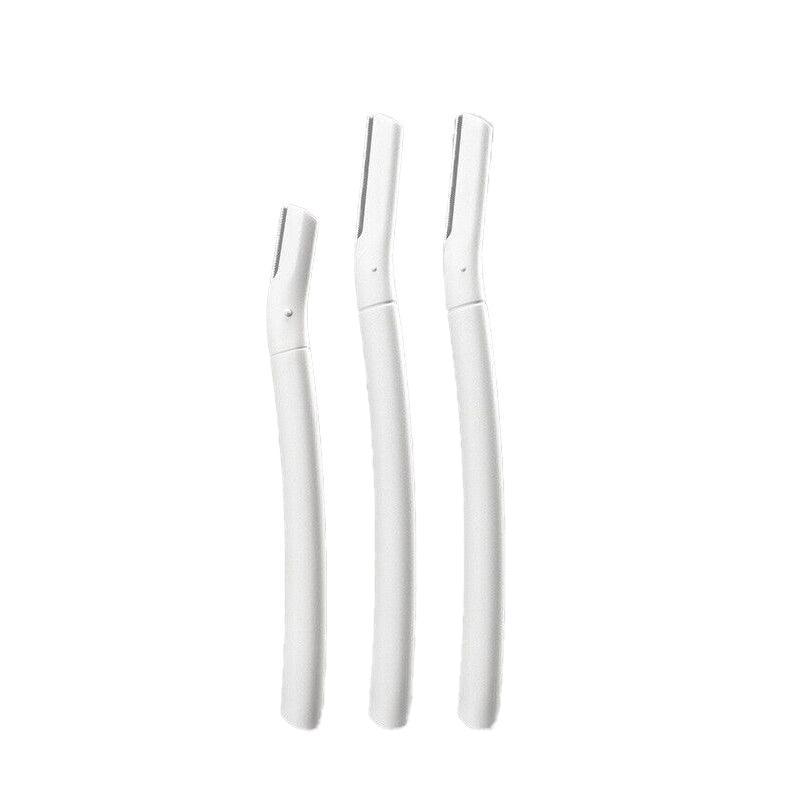 3Pcs Eyebrow Razor Set Facial Trimmer Shaver Blade Hair Remover Beauty Tool - Eyebrow V528-WHITE-1-SHORT2-LONG-191828