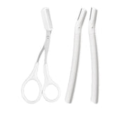 3Pcs Eyebrow Razor Set Facial Trimmer Shaver Blade Hair Remover Beauty Tool - Eyebrow V528-WHITE-1-SHORT2-LONG-191828
