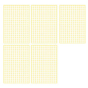 8/13/25/50mm Colour Sticker Dots Adhesive Round Labels Circular Scrapbooking White - 100mm*2 Dots V528-WHITE-100MM2DOTS19342