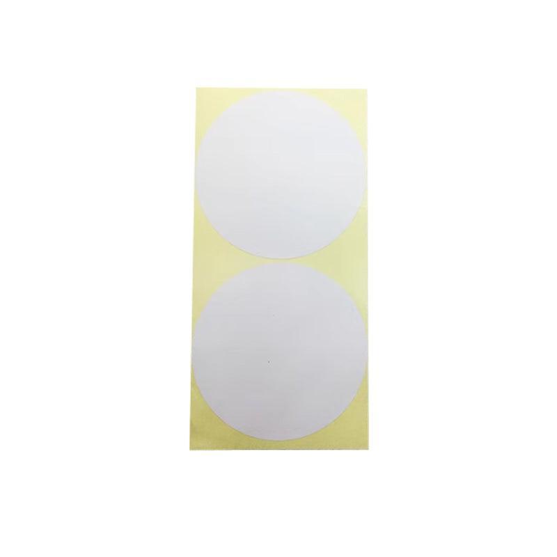 8/13/25/50mm Colour Sticker Dots Adhesive Round Labels Circular Scrapbooking White - 100mm*2 Dots V528-WHITE-100MM2DOTS19342