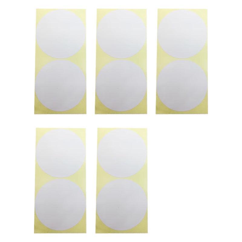 8/13/25/50mm Colour Sticker Dots Adhesive Round Labels Circular Scrapbooking White - 100mm*2 Dots V528-WHITE-100MM2DOTS19342