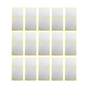 8/13/25/50mm Colour Sticker Dots Adhesive Round Labels Circular Scrapbooking White - 100mm*2 Dots V528-WHITE-100MM2DOTS19342