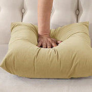 40x40cm Multicoloured Plain Solid Colour Cushion Cover Covers Decorative Pillow Case - White V528-WHITE-40-7025
