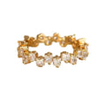 Square Design 1.2ct Simulated Diamond Women Engagement Ring Rose Gold Plated - White-Size 6 V528-WHITE-6-998836