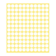 8/13/25/50mm Colour Sticker Dots Adhesive Round Labels Circular Scrapbooking White - 25mm 40 Dots - 1 Sheet V528-WHITE1PCS-25MMX40-002456