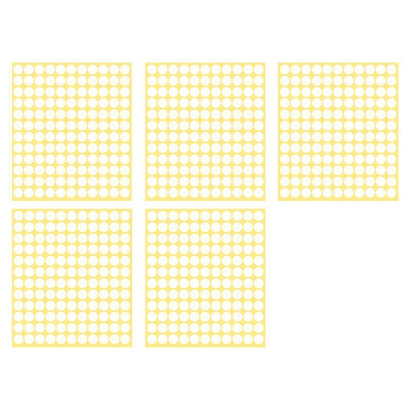 8/13/25/50mm Colour Sticker Dots Adhesive Round Labels Circular Scrapbooking White - 25mm 40 Dots - 1 Sheet V528-WHITE1PCS-25MMX40-002456